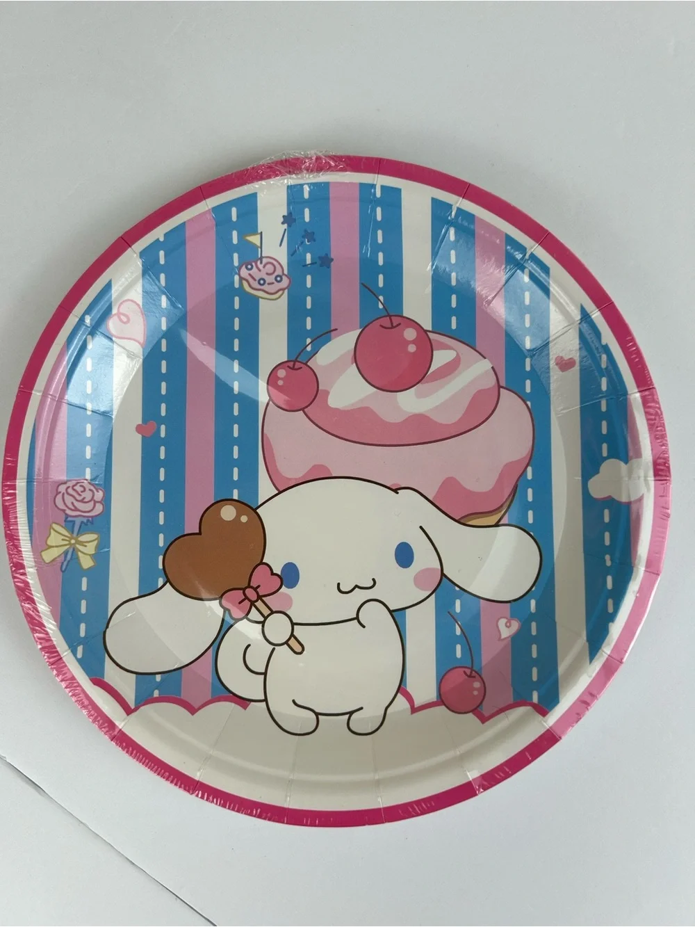 Sanrio Cinnamoroll Birthday Party Supplies Set 146pc Decorations Pink Background